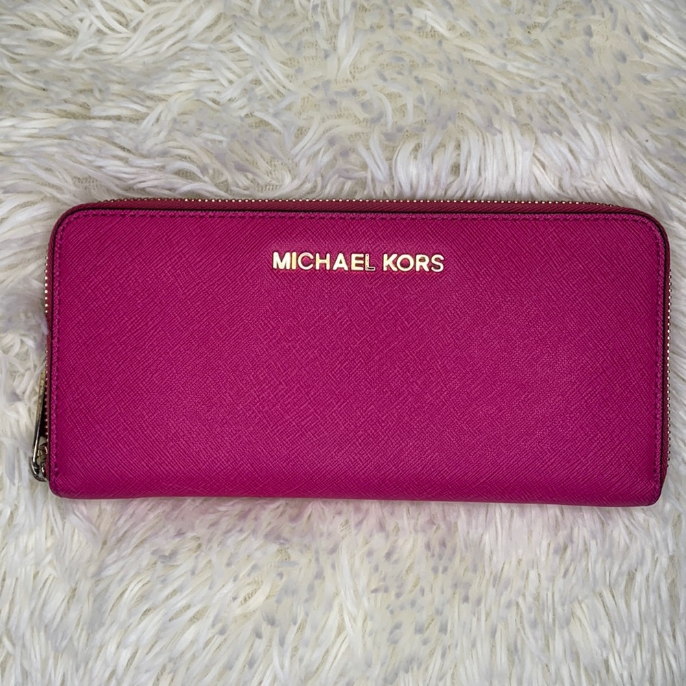 Michael Kors Crossgrain Leather Wallet